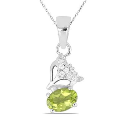 BUY REAL CITRINE GEMSTONE CLASSIC PENDANT IN STERLING SILVER